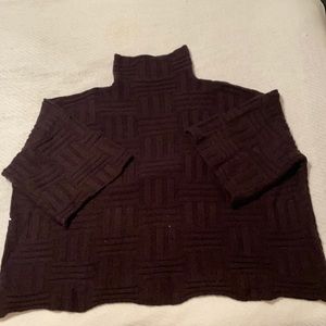 COPY - Eskander Cashmere & Silk cape sweater.  One Size O/S